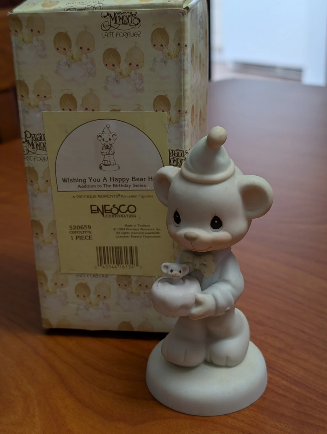 Precious Moments Wishing You A Happy Bear Hug Figurine
