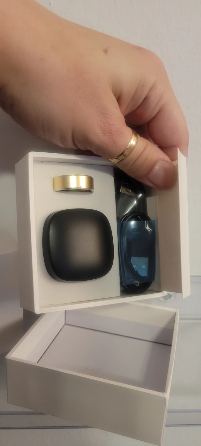 Zenvora Smart Ring - Gold, size 10 - photo 5