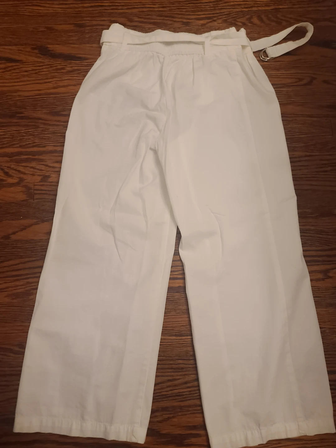 White Zara Wide Leg Pants - Size 10 - photo 2