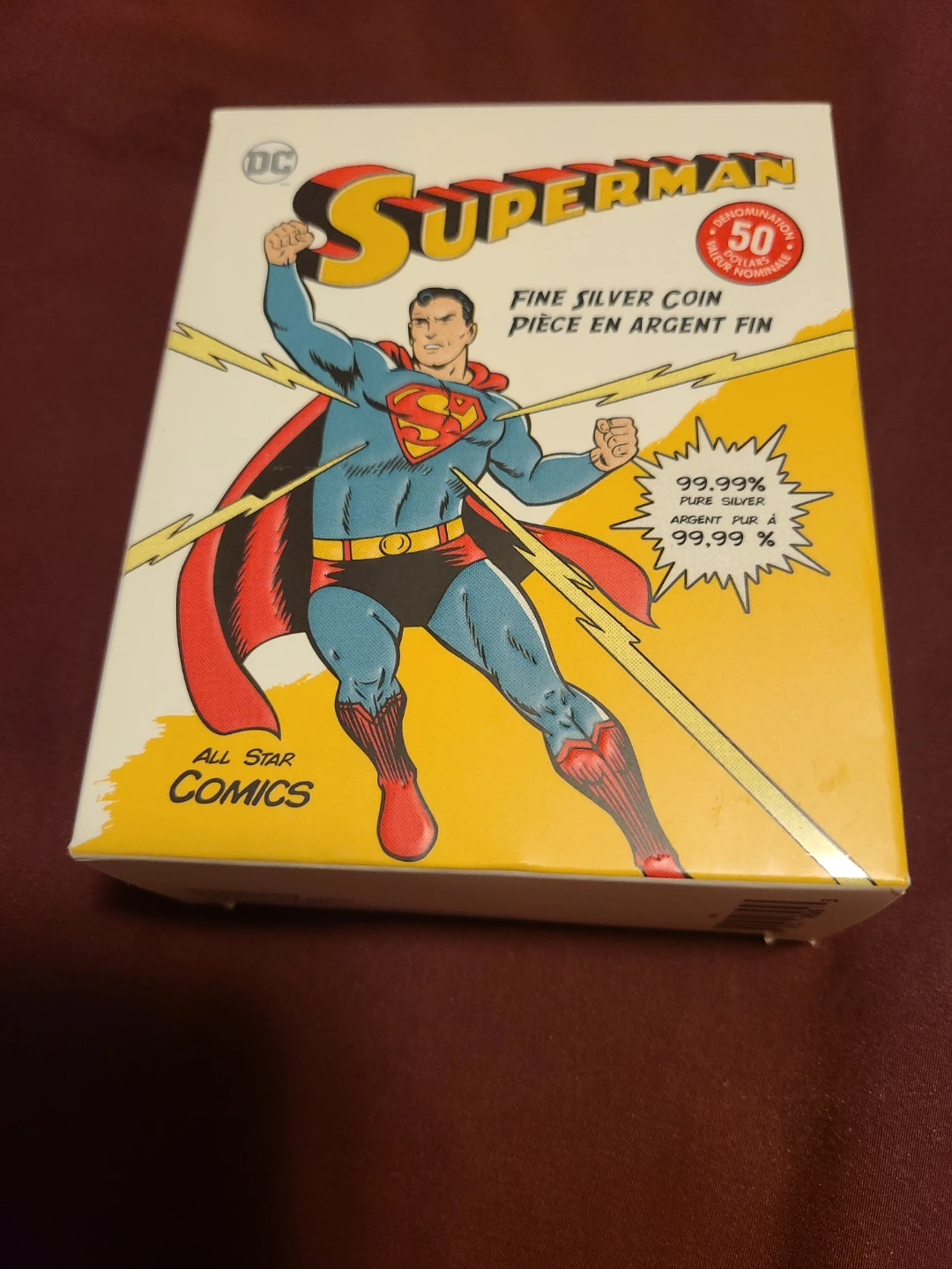 Superman 2017 Fine Silver Coin - $50 - photo 4