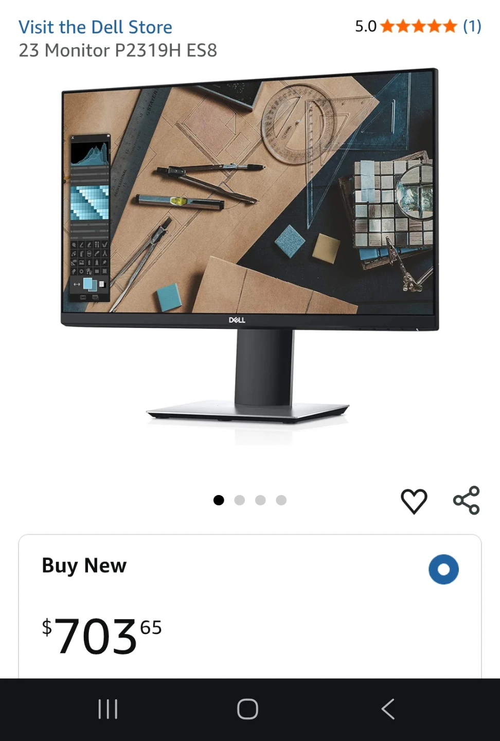 Dell 23" Monitor P2319H