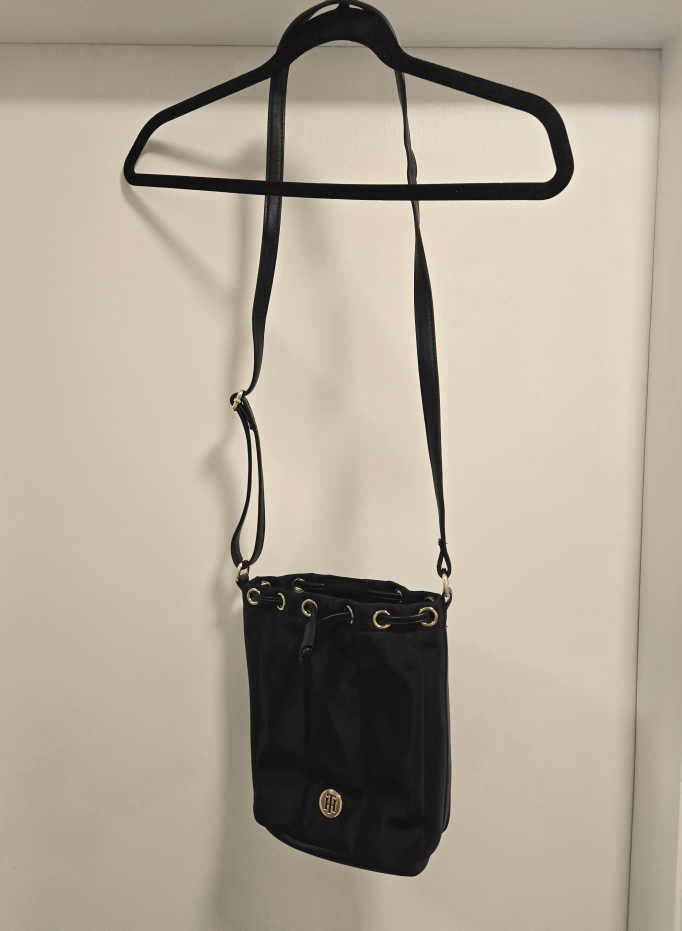 Black Tommy Hilfiger Crossbody Side Bag Fashion Clothing - photo 2