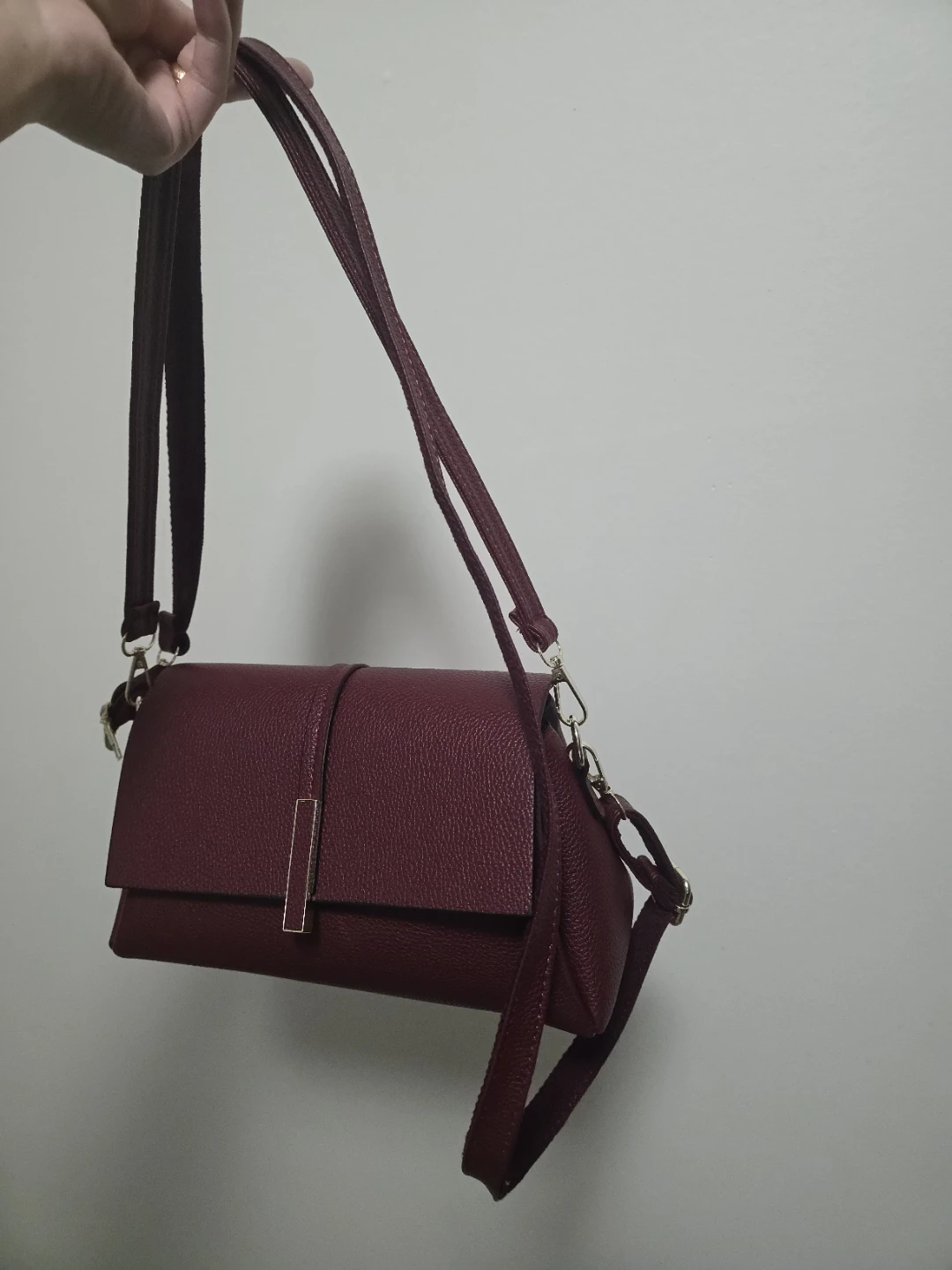 Burgundy Crossbody Bag
