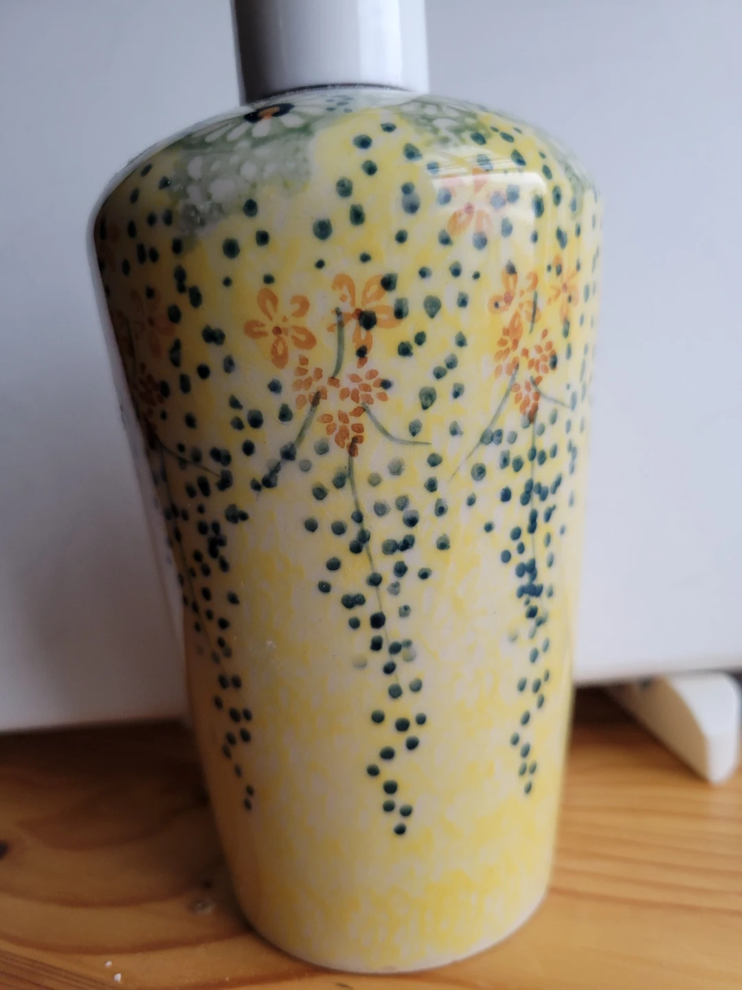 Ceramic Soap Dispenser with Floral Design - photo 4
