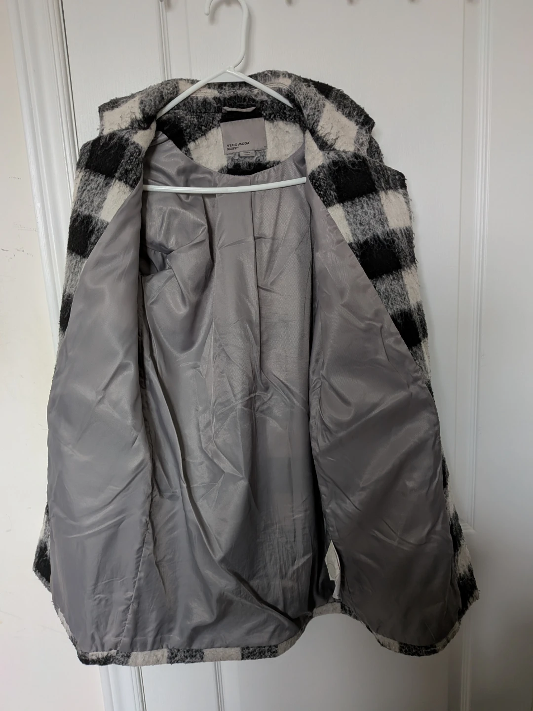 Vero Moda Plaid 3/4 jacket  - Size XS - photo 4