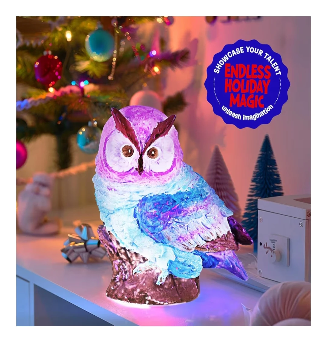 Paint Your Own Owl Lamp Craft Kit - photo 4