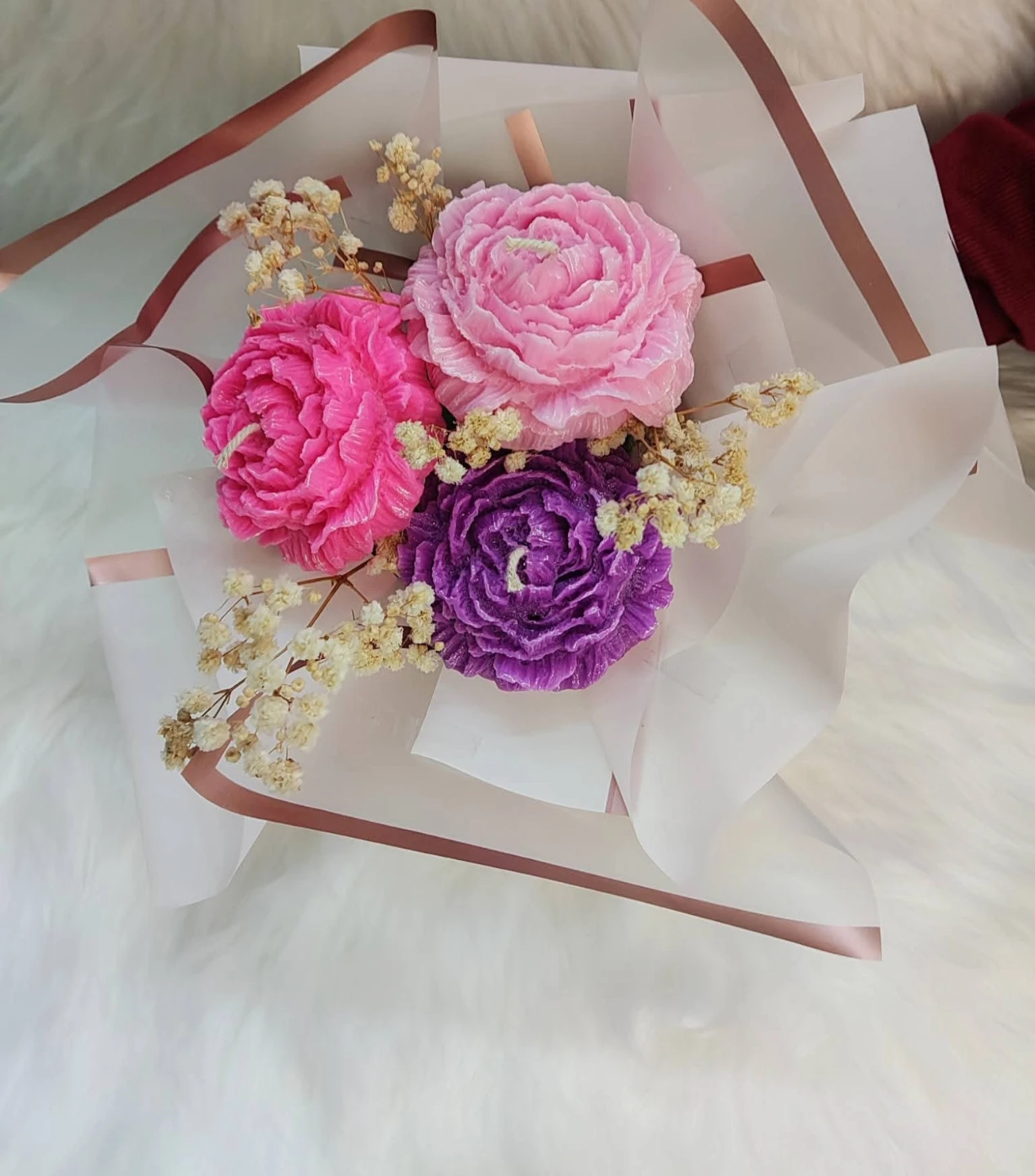 Decorative Scented Candles - Rose & Bubble Shapes - photo 3
