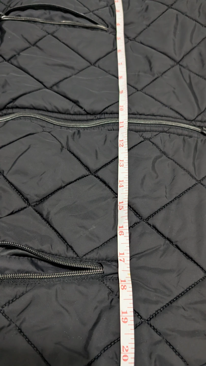 OOKPIK Black Quilted Bomber Jacket - Size L/G - photo 4