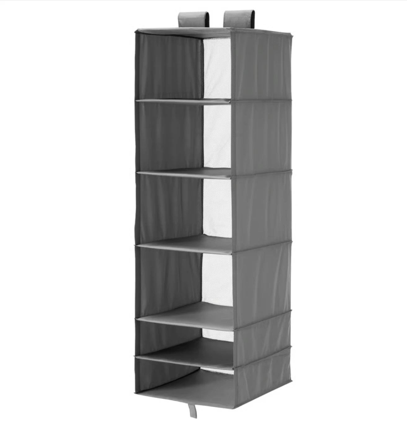 IKEA Organizer with 6 compartments, dark gray,