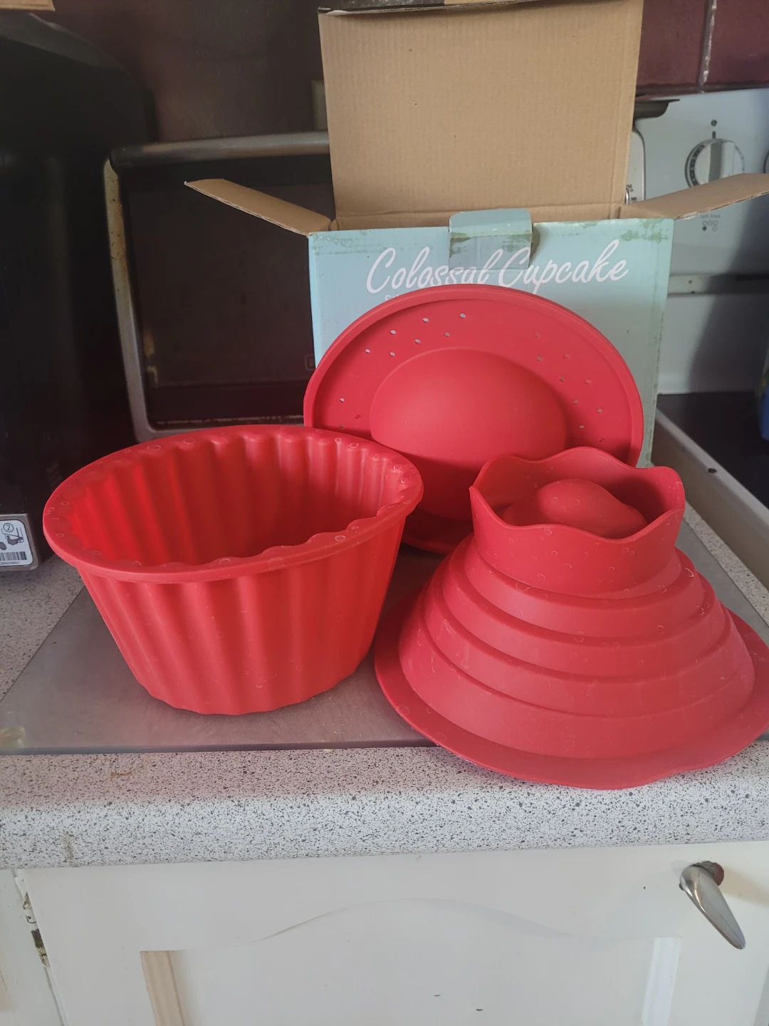 Colossal Cupcake Silicone Bakeware Set 🥕 - photo 2