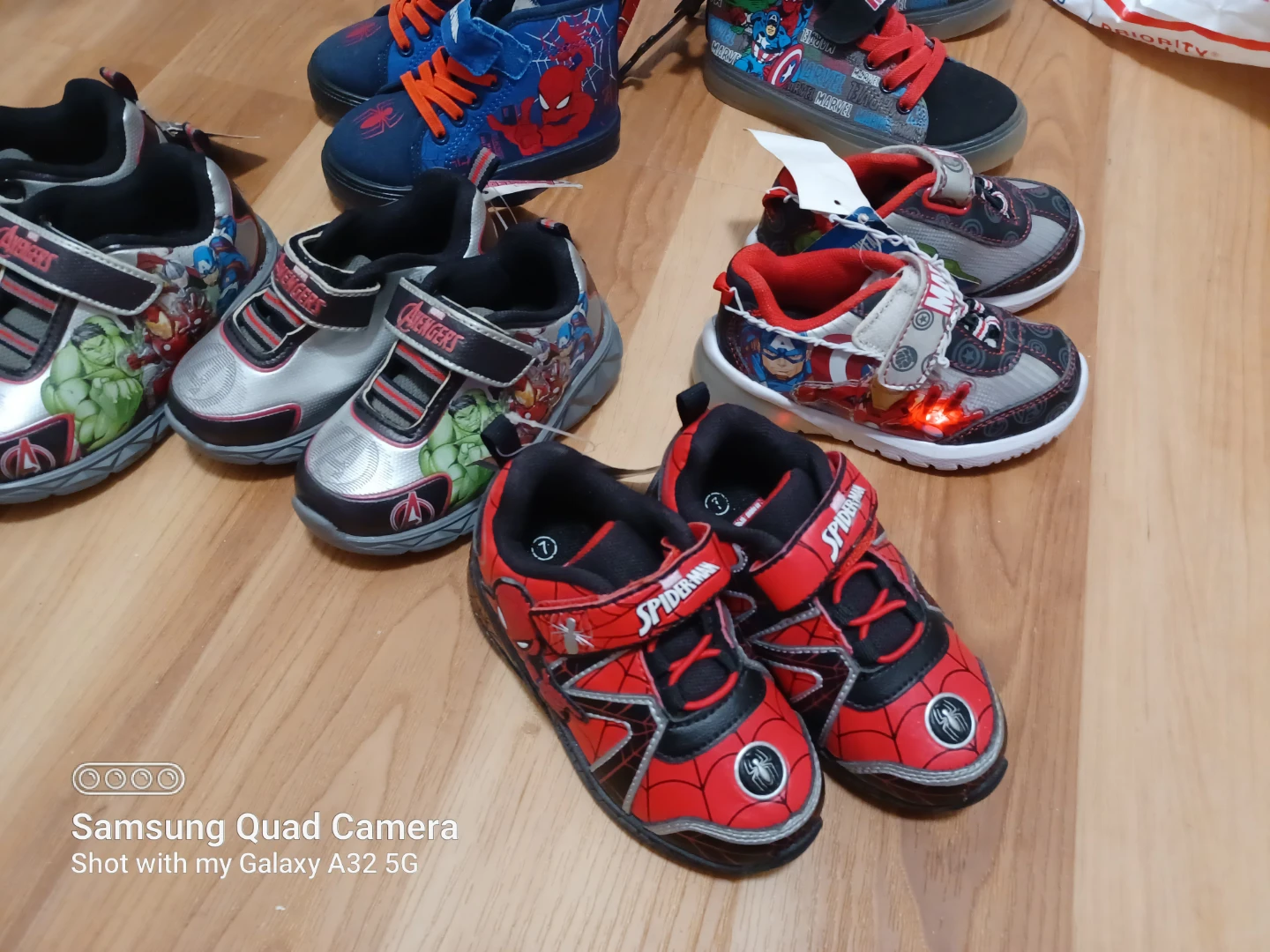 Marvel Avengers & Spider-Man Kids Shoes, Size 7 - photo 2