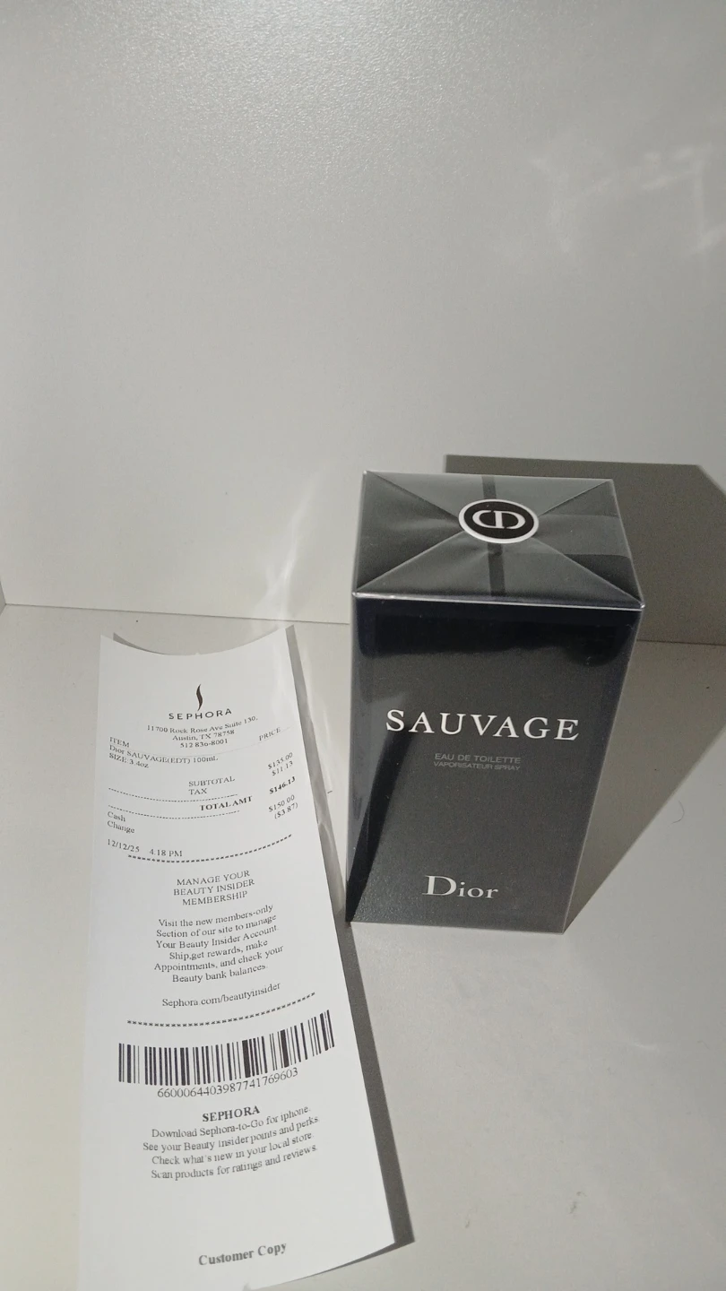 Dior Sauvage Eau de Toilette 100ml
