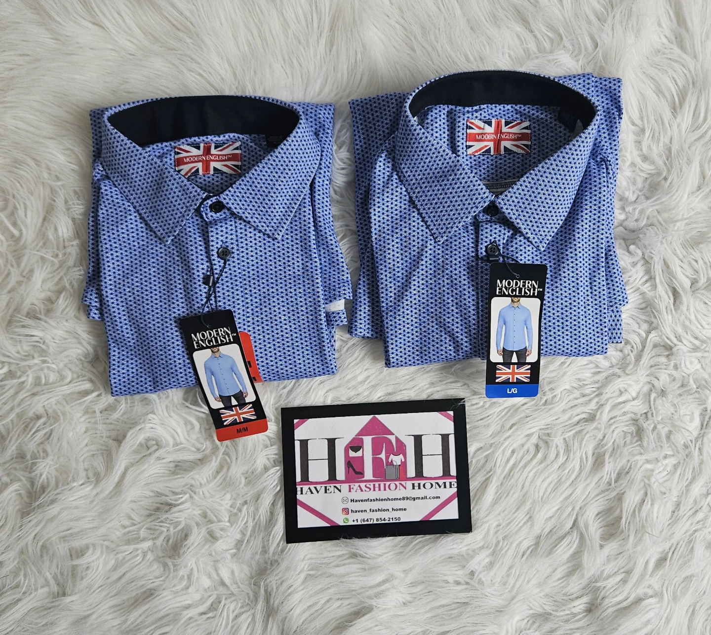 Modern English Shirts - Size M/M & L/G