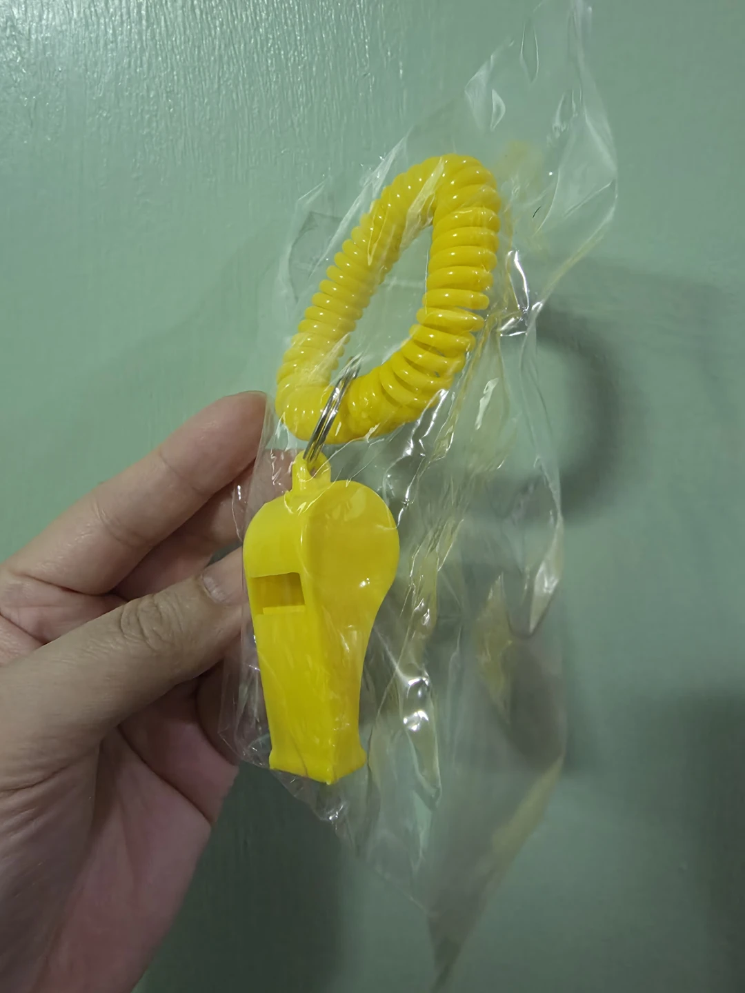 Yellow Whistle with Wrist Coil - photo 2