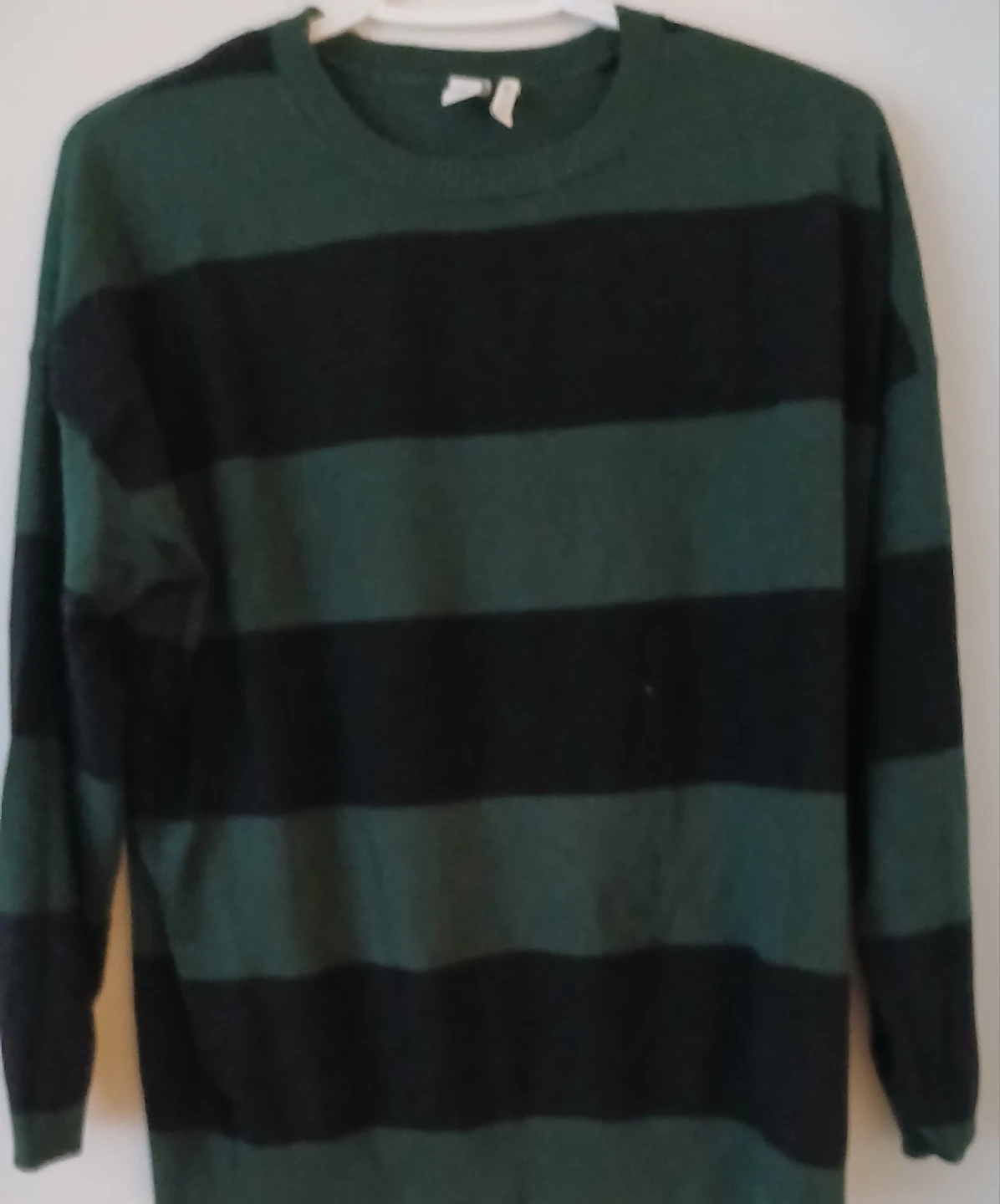 Twik par Simons Green Striped Sweater - Size L