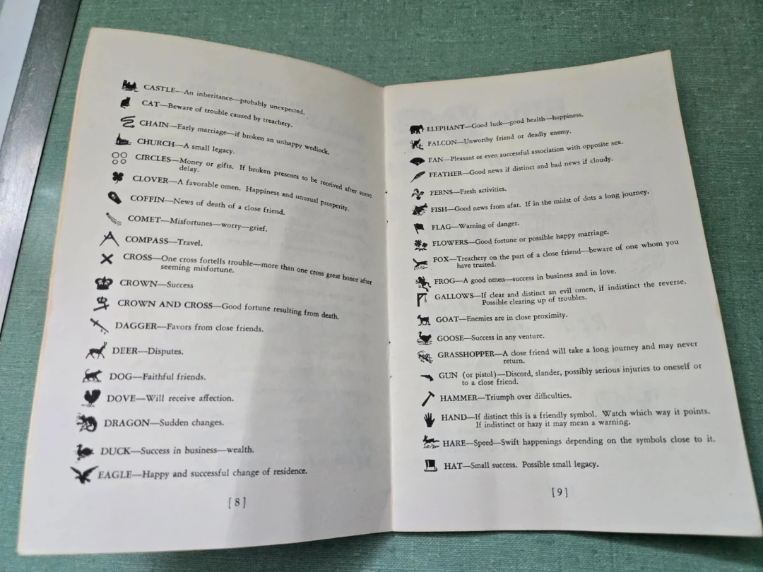 Vintage Blue Ribbon Tea - Your Future In The Teacup Booklet - photo 5