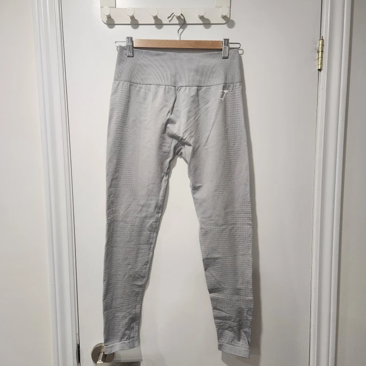 Gymshark Seamless Leggings in Light Grey