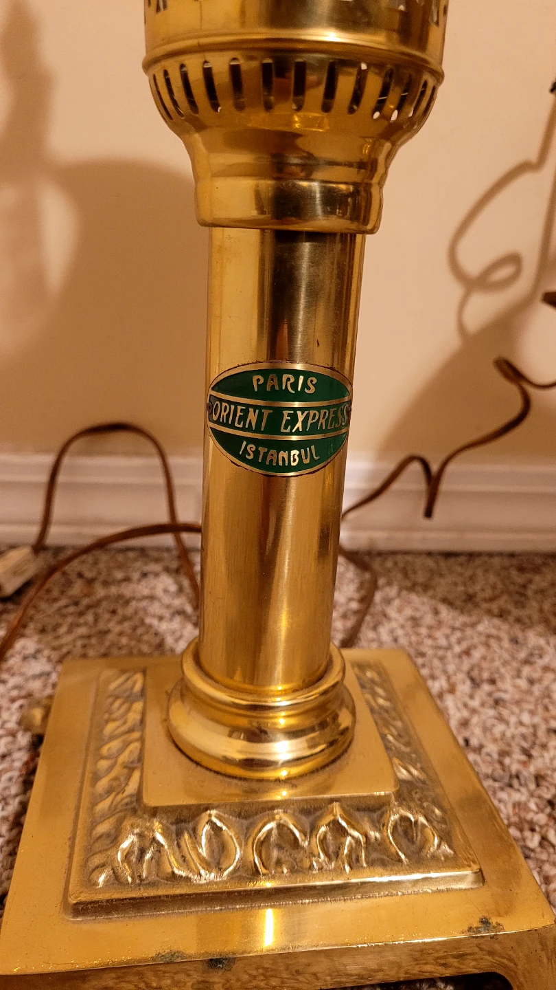 Paris Orient Express Brass Lamps - photo 4