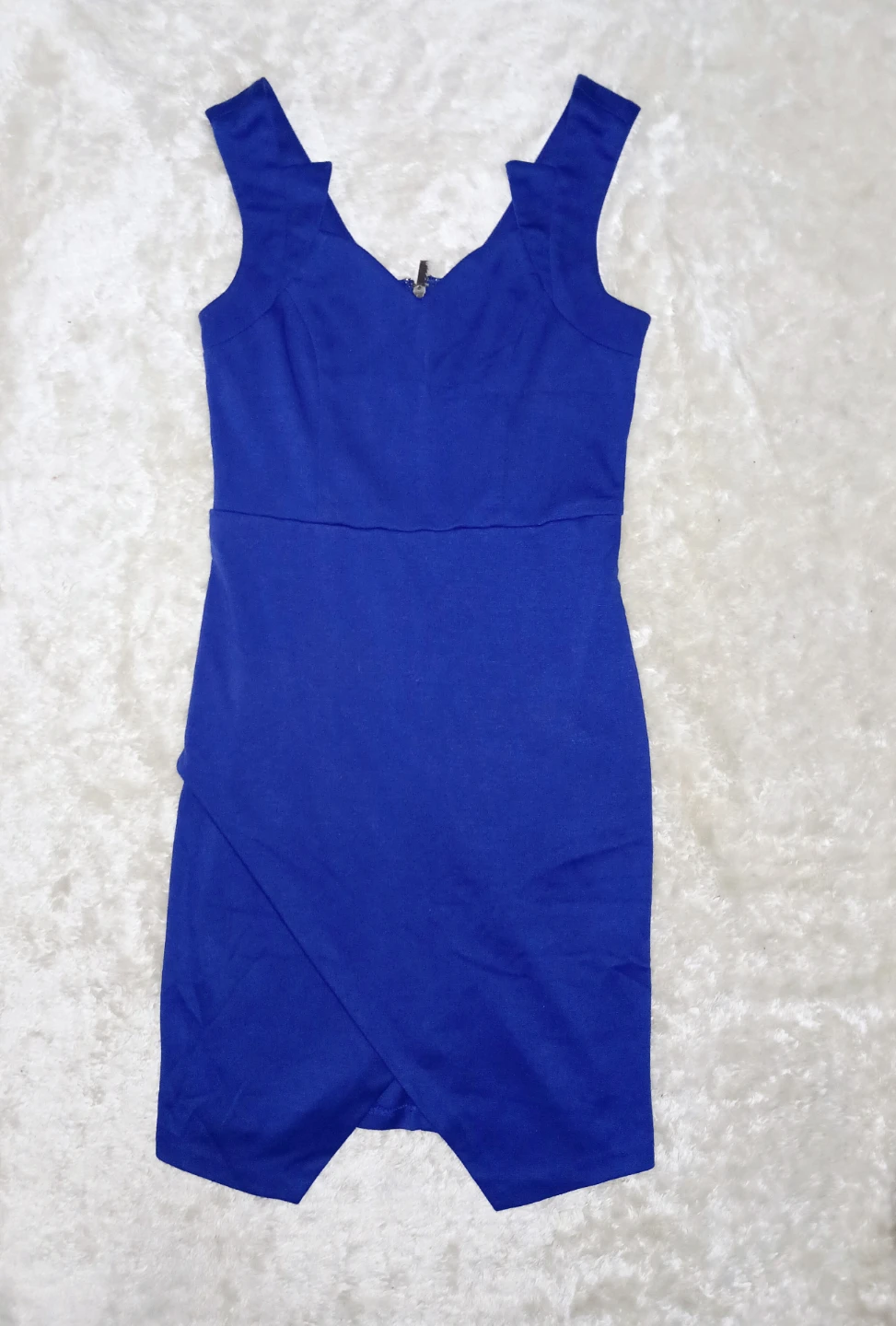 New Blue Sleeveless Mini Dress - photo 4