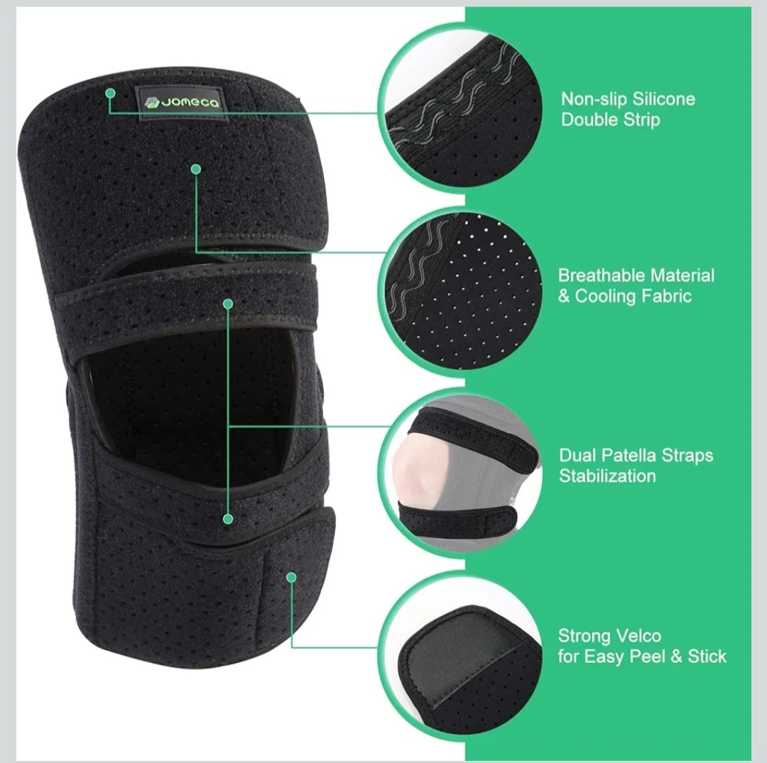 JOMECA Knee Booster Brace - Power Support, 2 Pcs