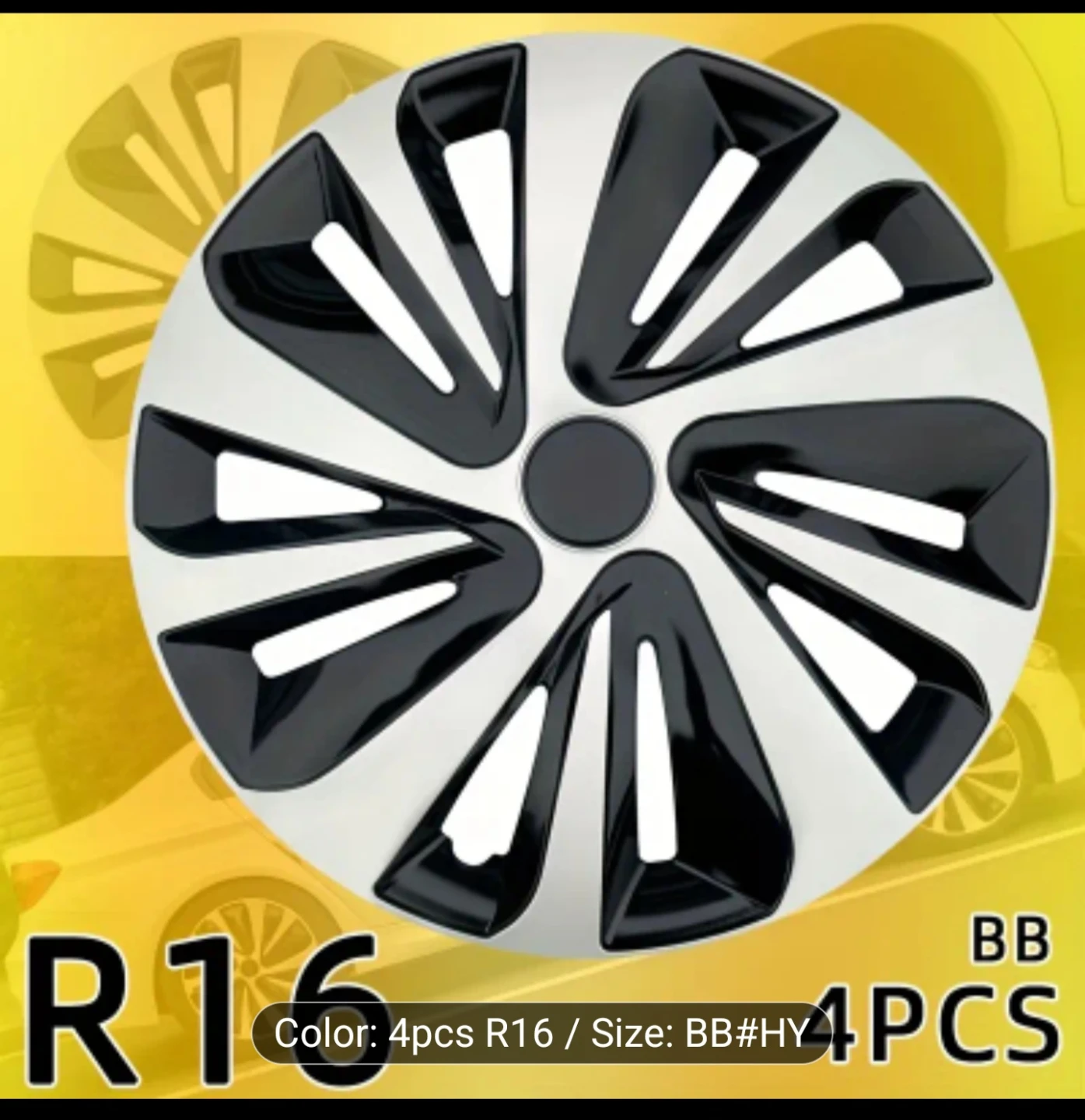 Set of 4 R16 Hubcaps - photo 3