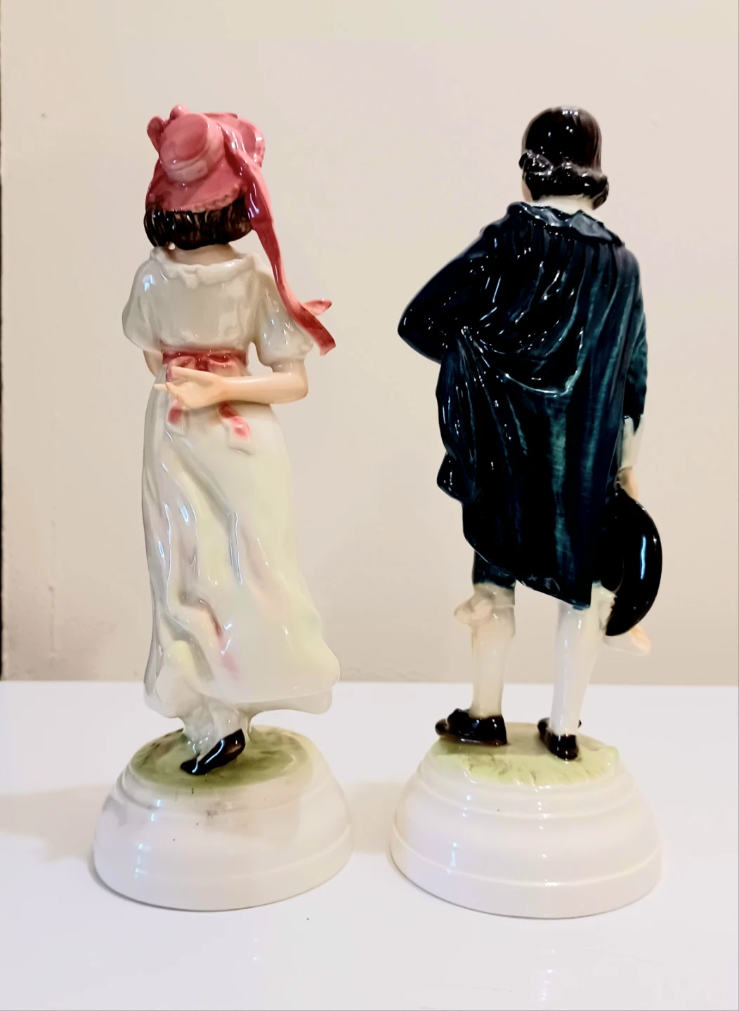 Vtg. W. German Goebel Blueboy & Pinkie Statues - photo 3