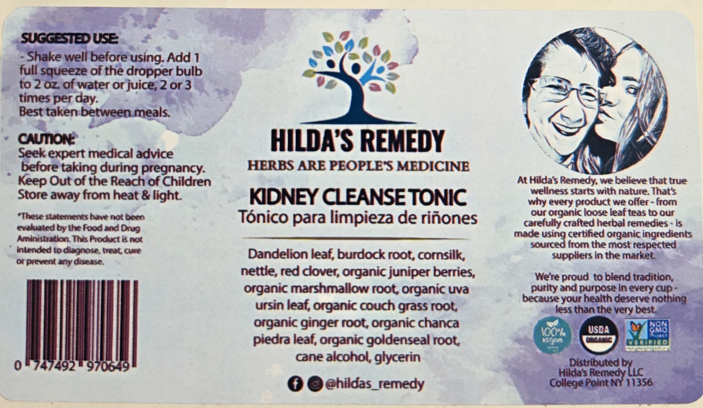Kidney Organic Cleanse Tonic  4oz - photo 3