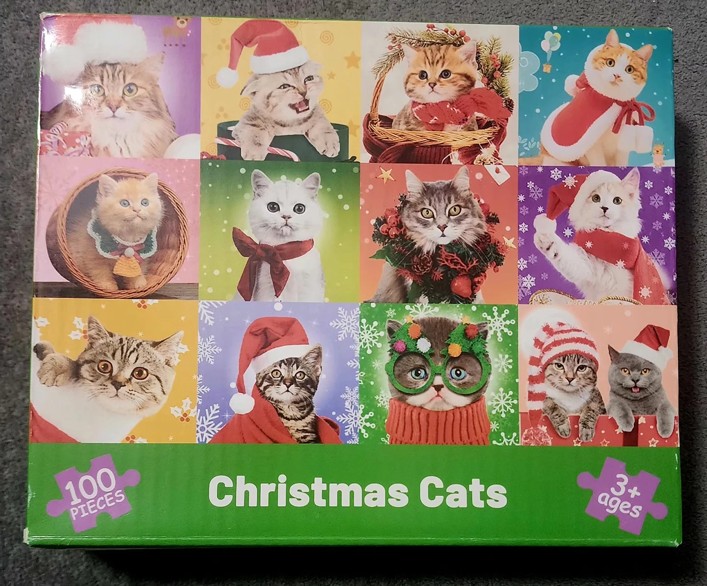 Christmas Cats 100 Piece Jigsaw Puzzle