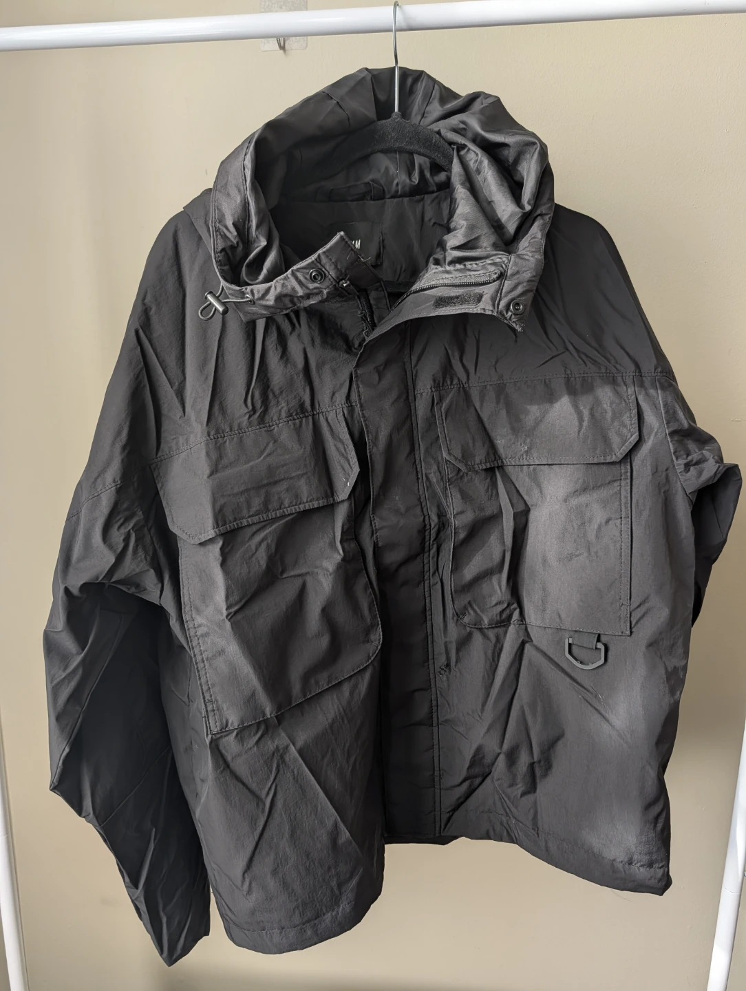 Black H&M Hooded Jacket
