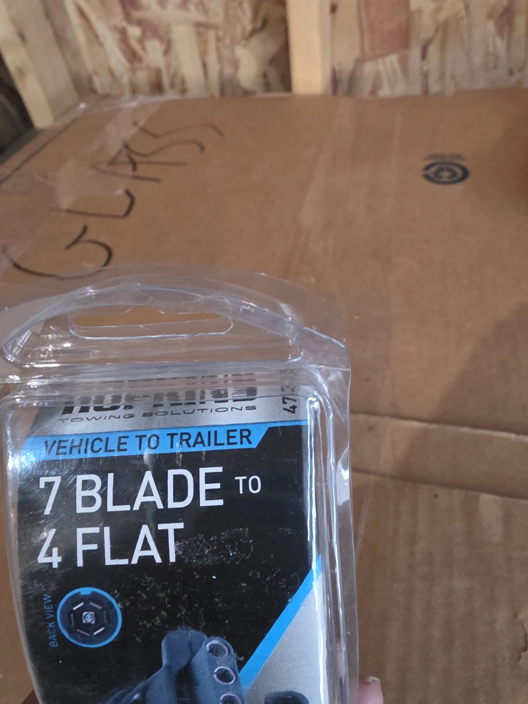 Hopkins 7 Blade to 4 Flat Adapter - New!