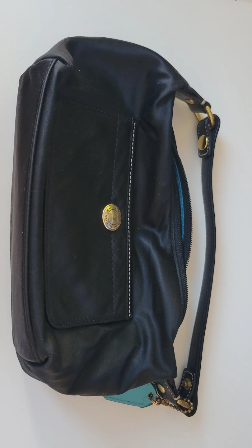 Coach Black Nylon Hobo Handbag - photo 4