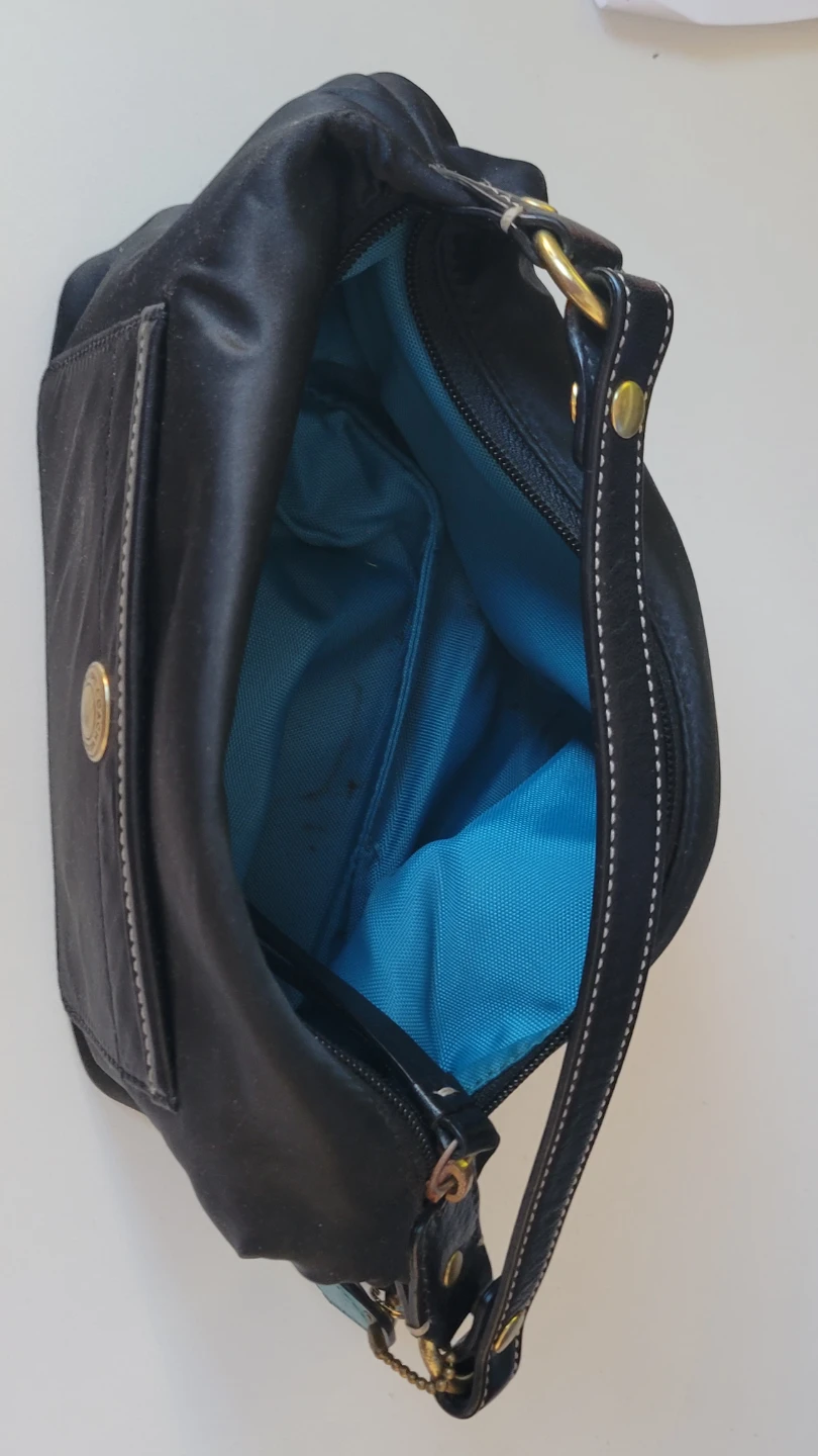 Coach Black Nylon Hobo Handbag - photo 5