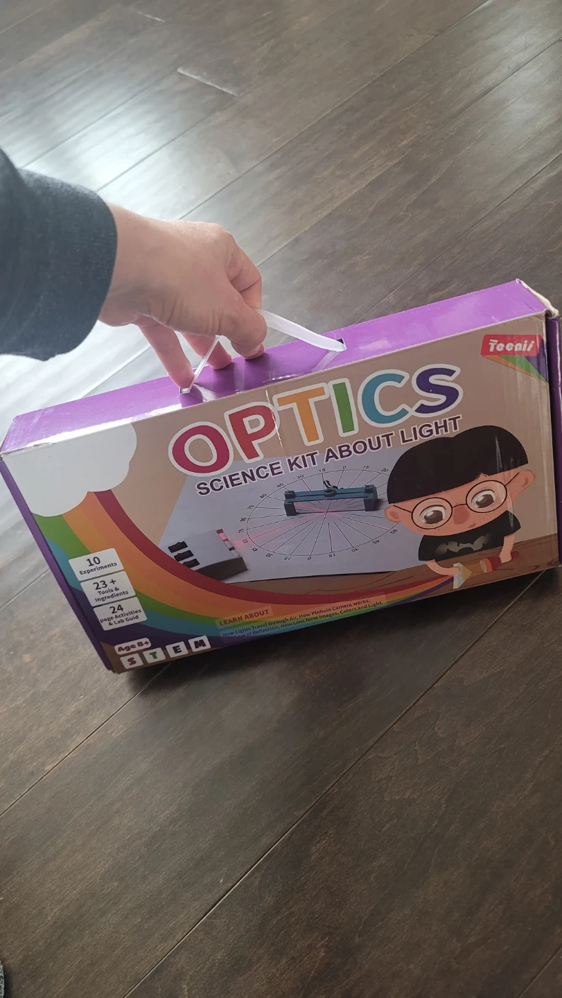 Teenii Optics Science Kit About Light Experiment for Kids,STEM..