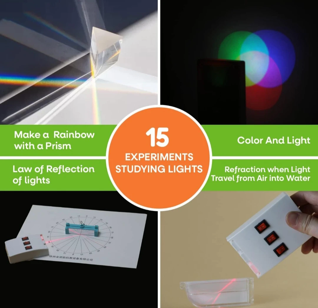 Teenii Optics Science Kit About Light Experiment for Kids,STEM.. - photo 3