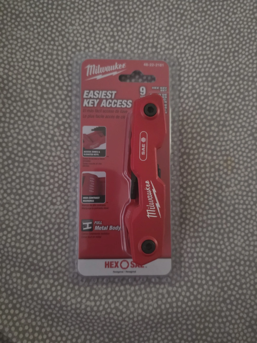 Milwaukee 9-Piece SAE Hex Key Set