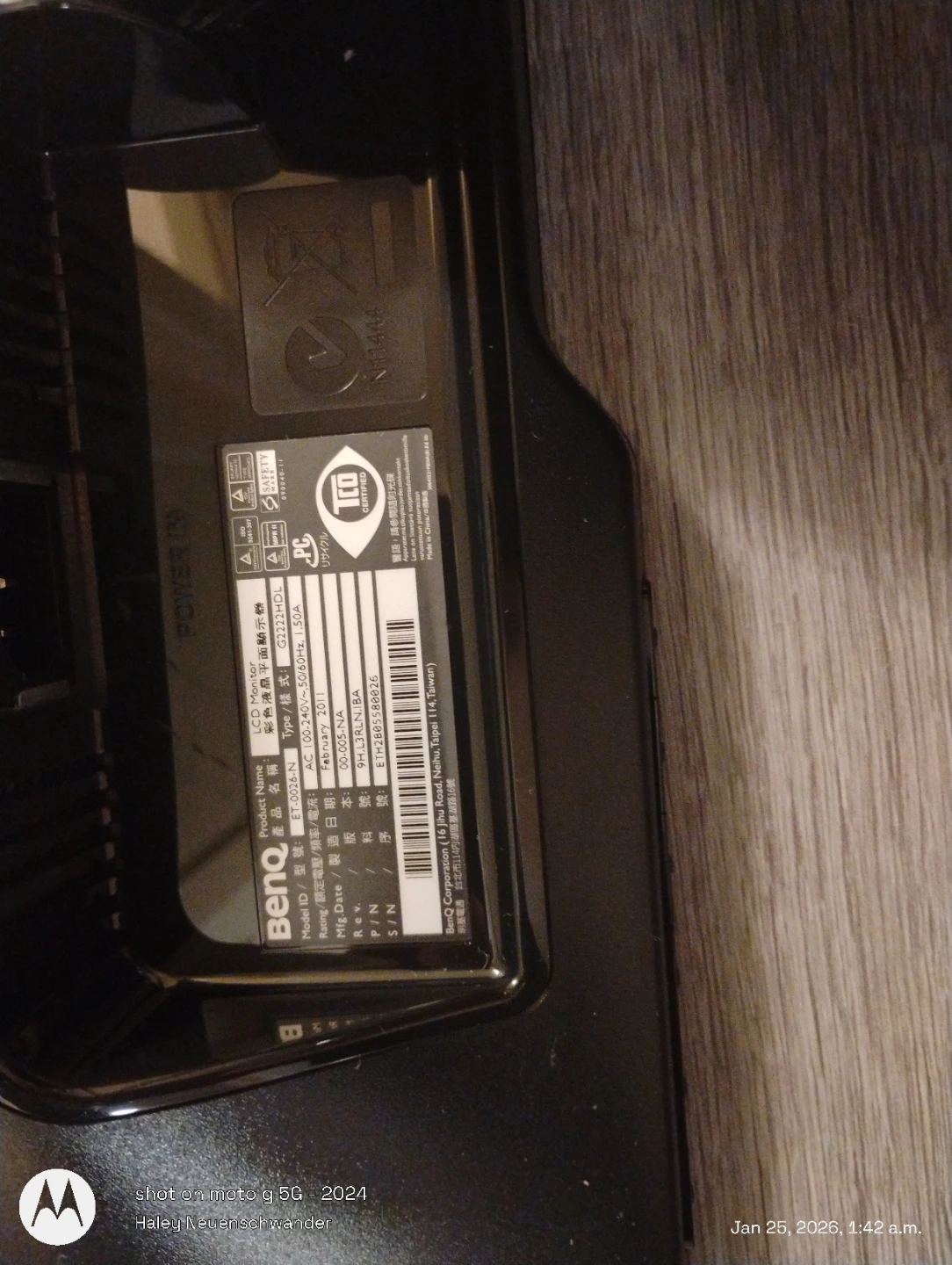 BenQ GL2250 Monitor - photo 2