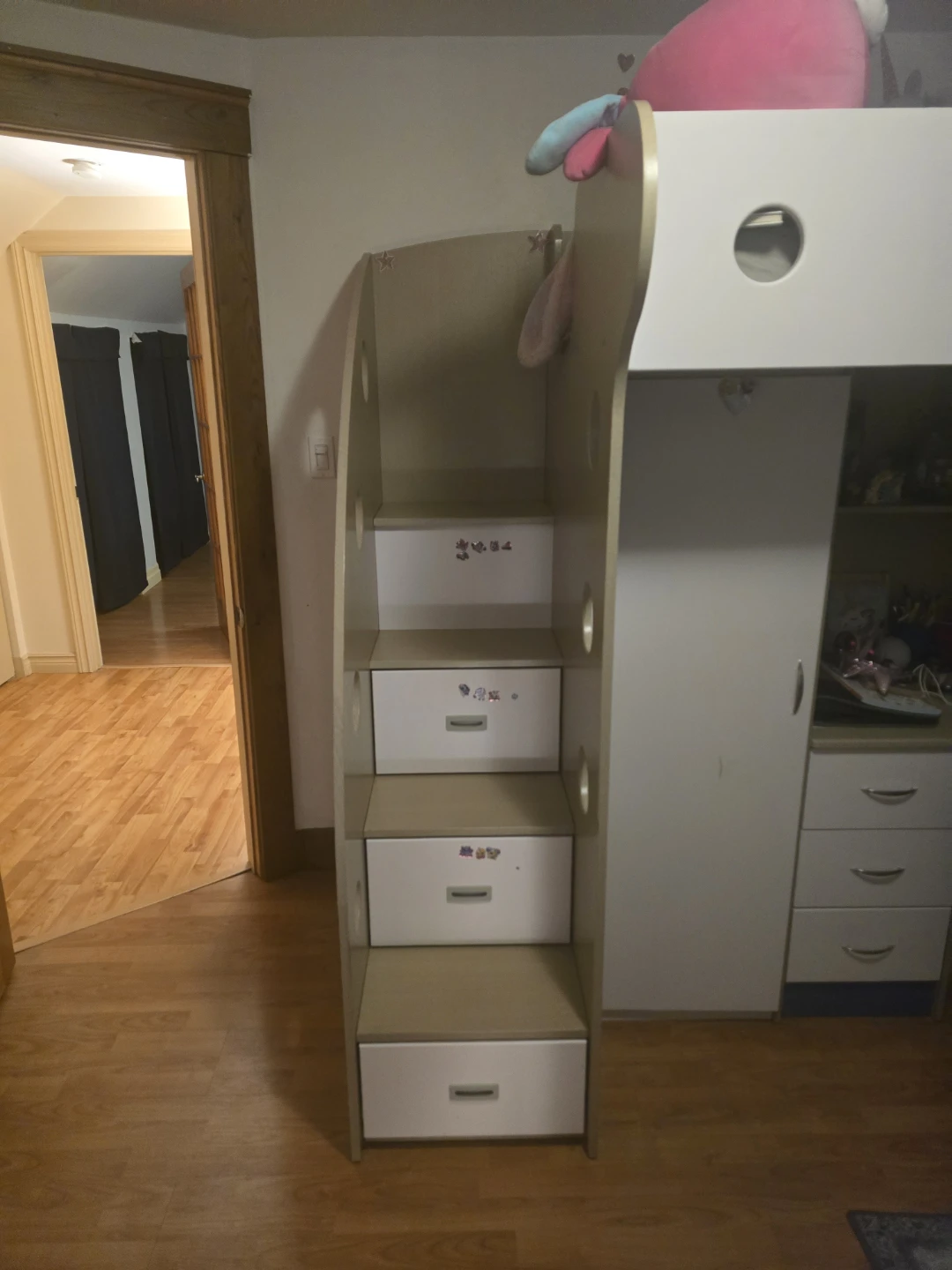 Kids Loft Bed with Desk and Storage - photo 2