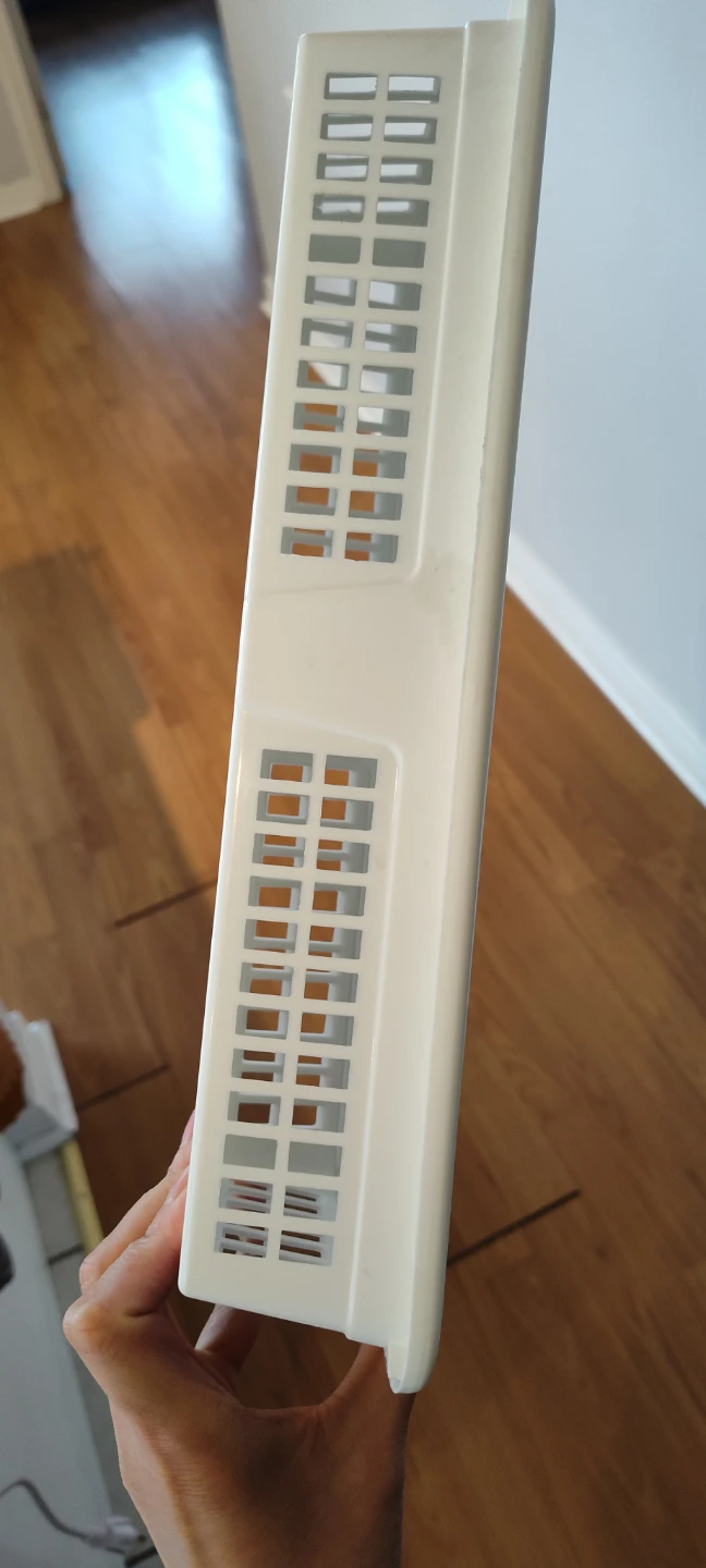 White Plastic Storage Basket - photo 2