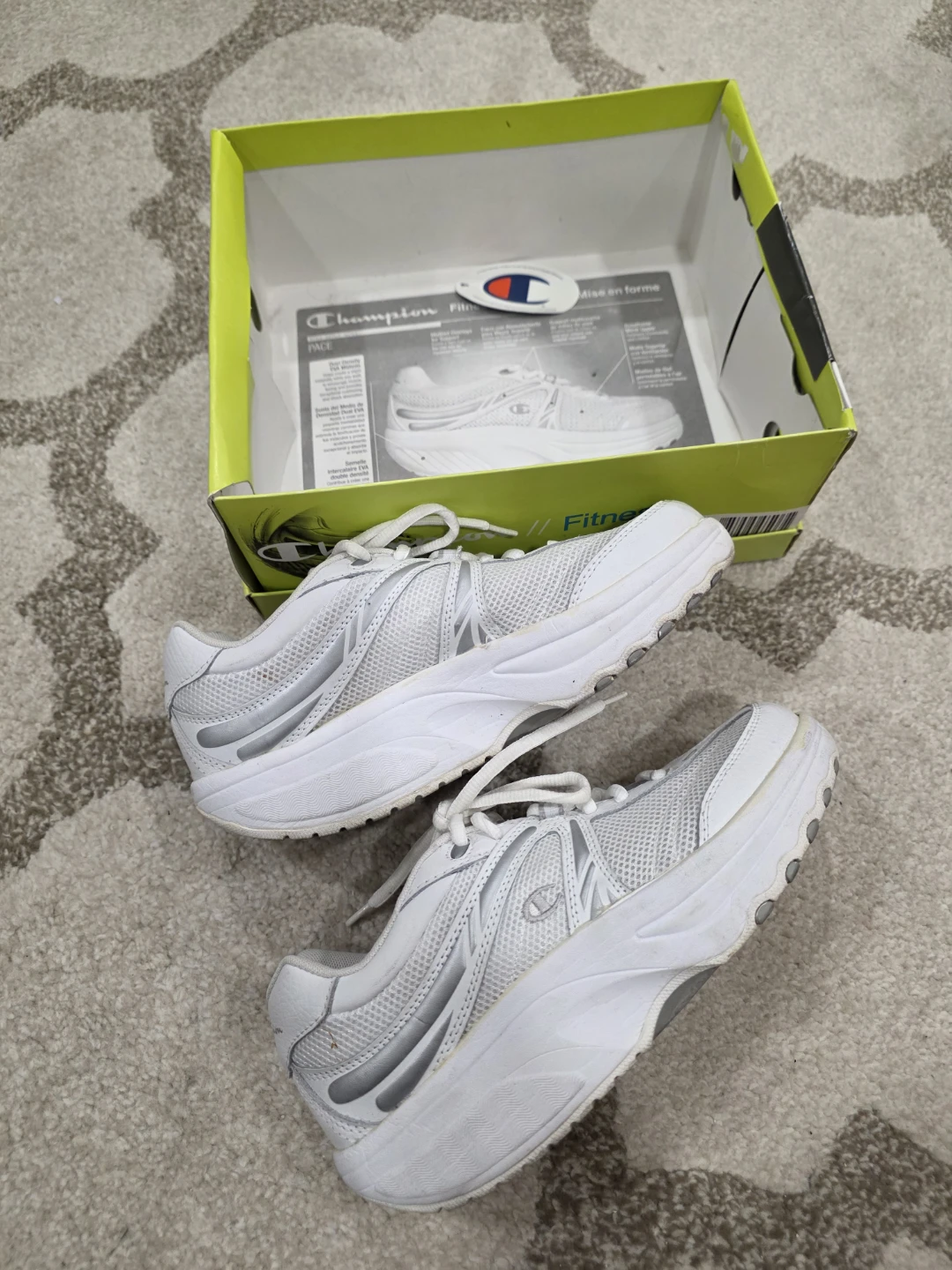 Champion Pace White Fitness Shoes - Size 7.5 - photo 2