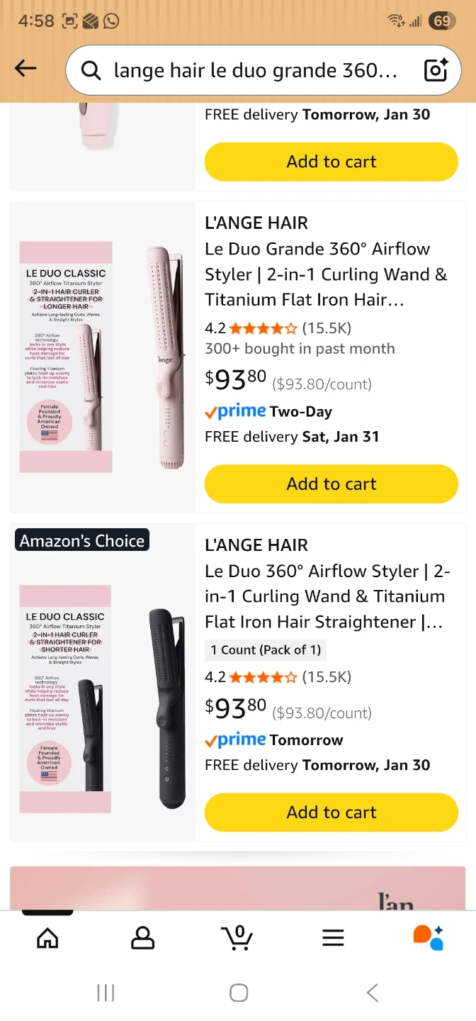 L'ANGE HAIR Le Duo Grande 360° Airflow Styler - photo 2