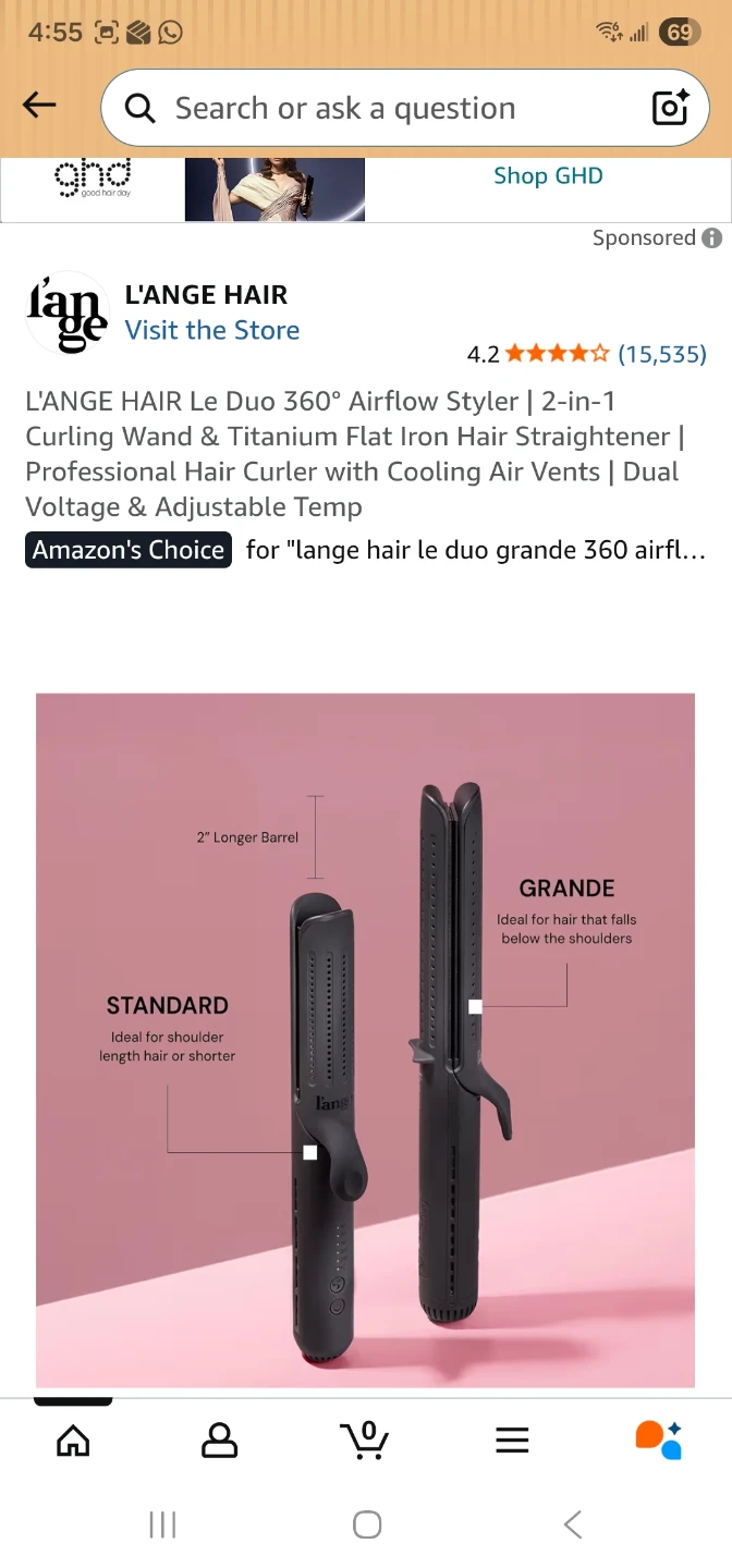 L'ANGE HAIR Le Duo Grande 360° Airflow Styler - photo 3
