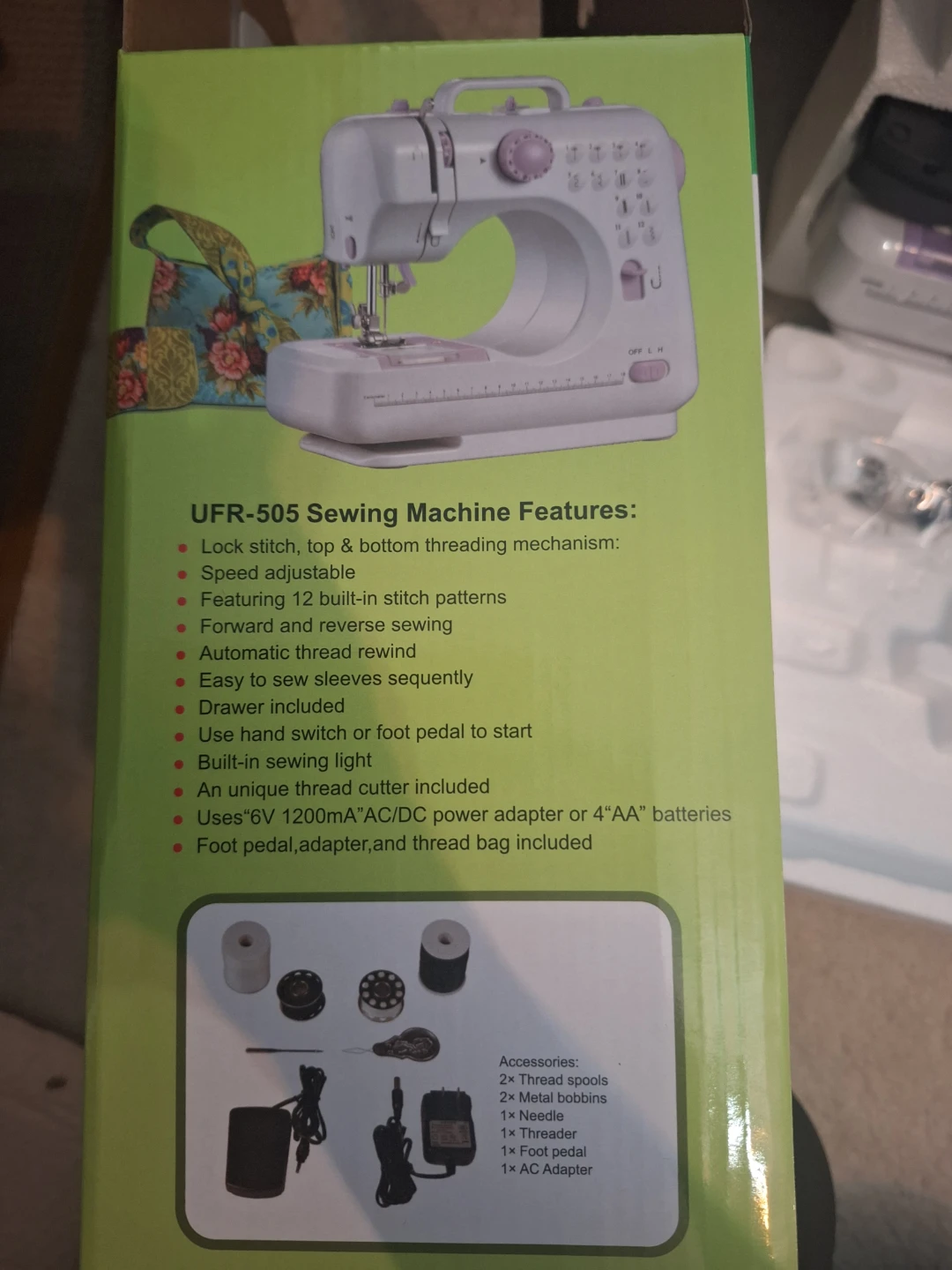 Mini Multifunctional Household Sewing Machine UFR-505 - photo 4