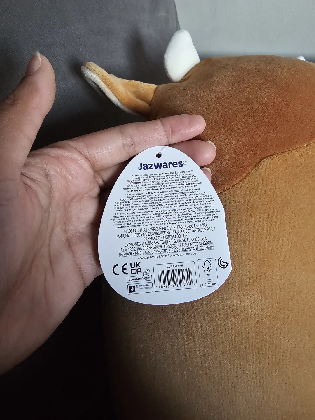 Squishmallows Holiday Plush - Jericho the Gingerbread Cow 🐄 - photo 5