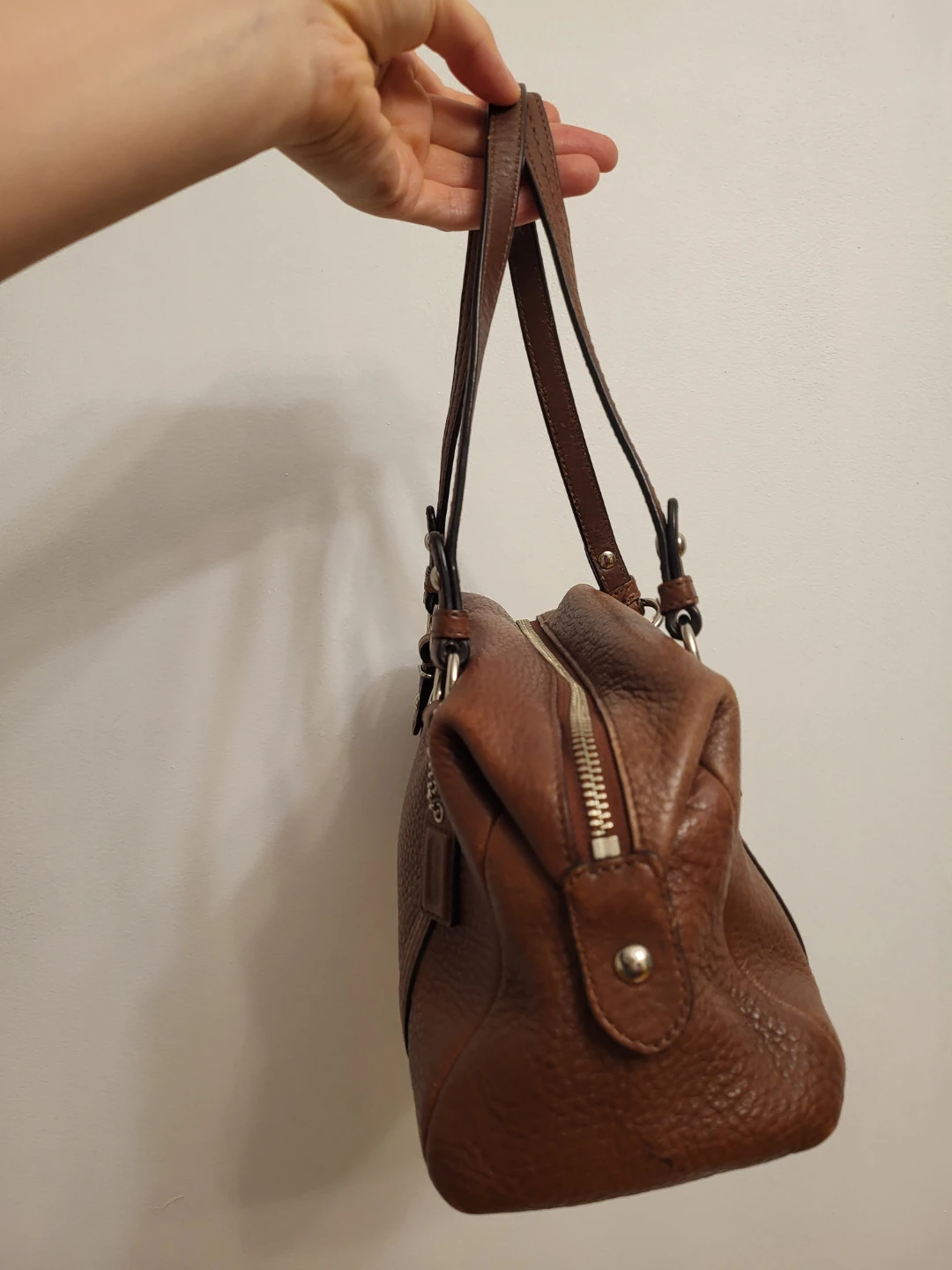 Coach Leather Satchel Brown - photo 3