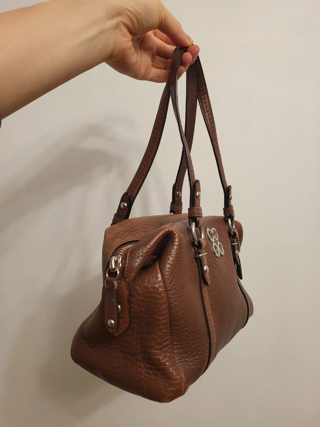 Coach Leather Satchel Brown - photo 4