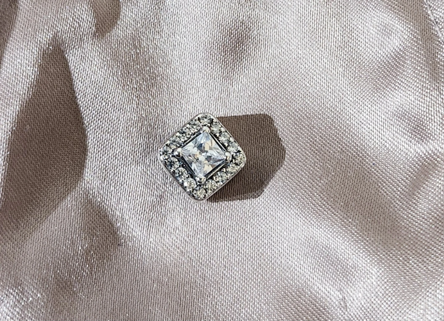 Cubic Zirconia Charm