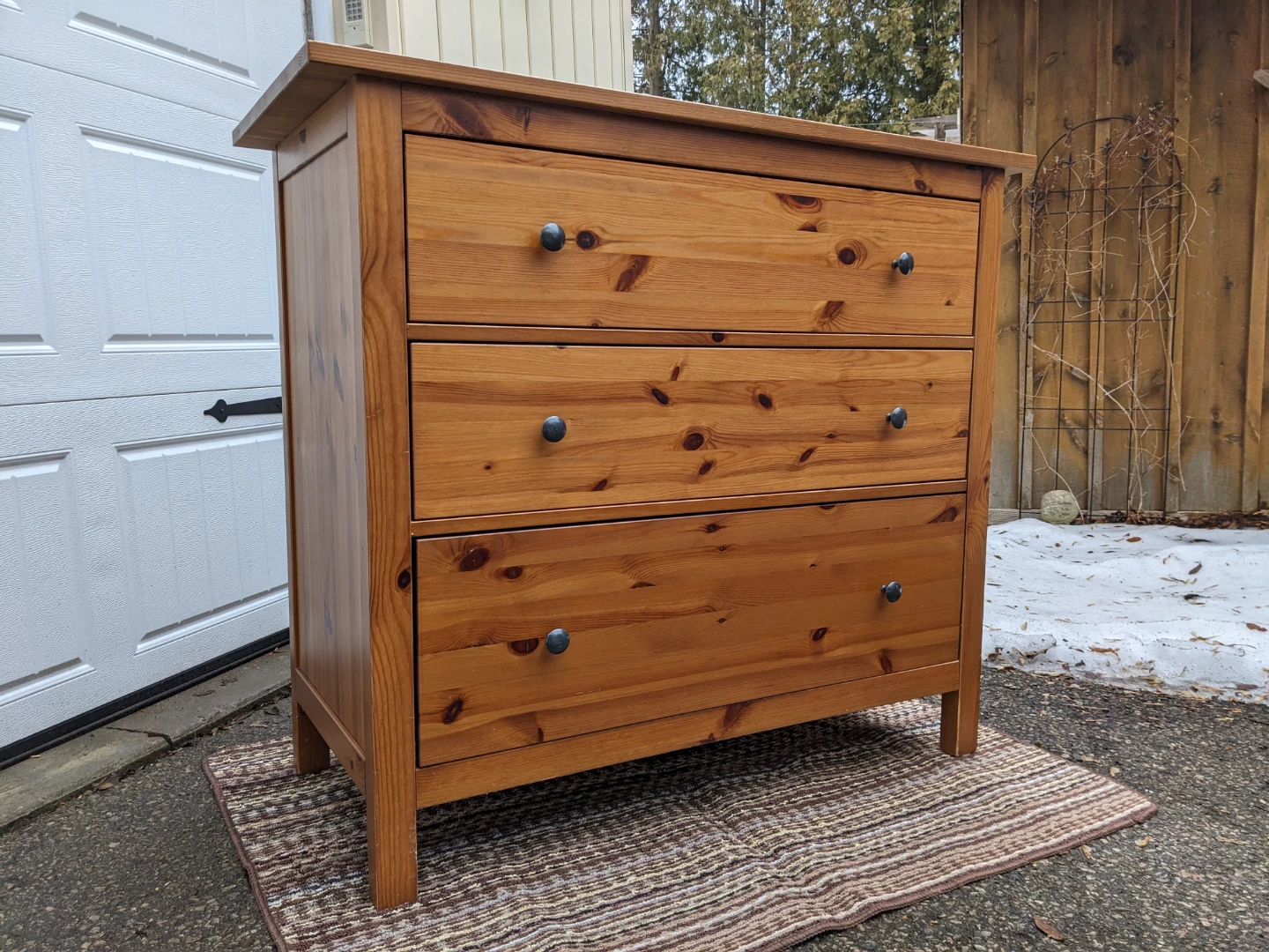 Large 3 Drawer Ikea Dresser - photo 2