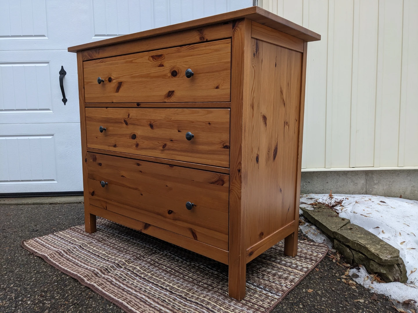 Large 3 Drawer Ikea Dresser - photo 3