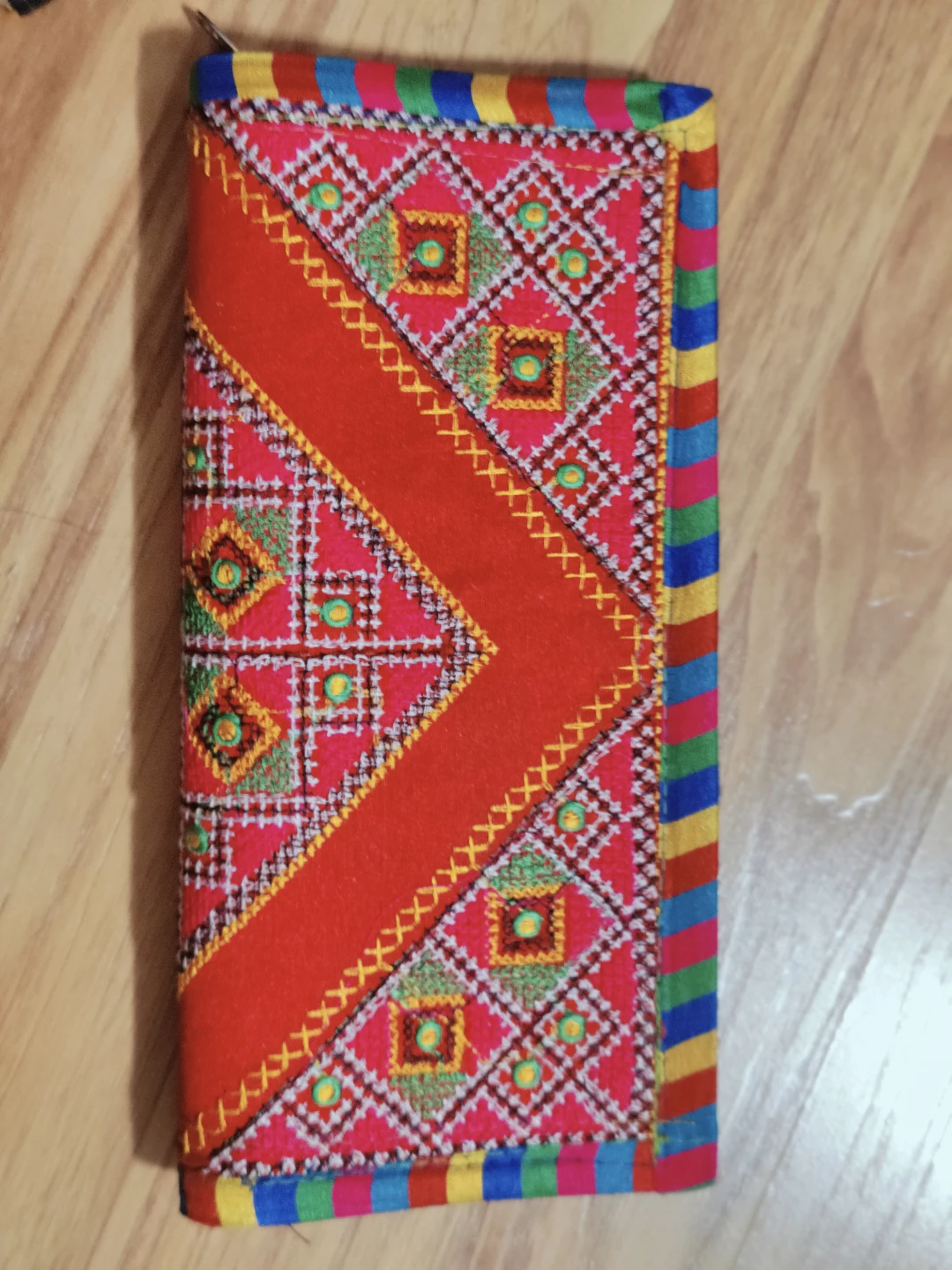 Handmade Embroidered Wallet/Clutch