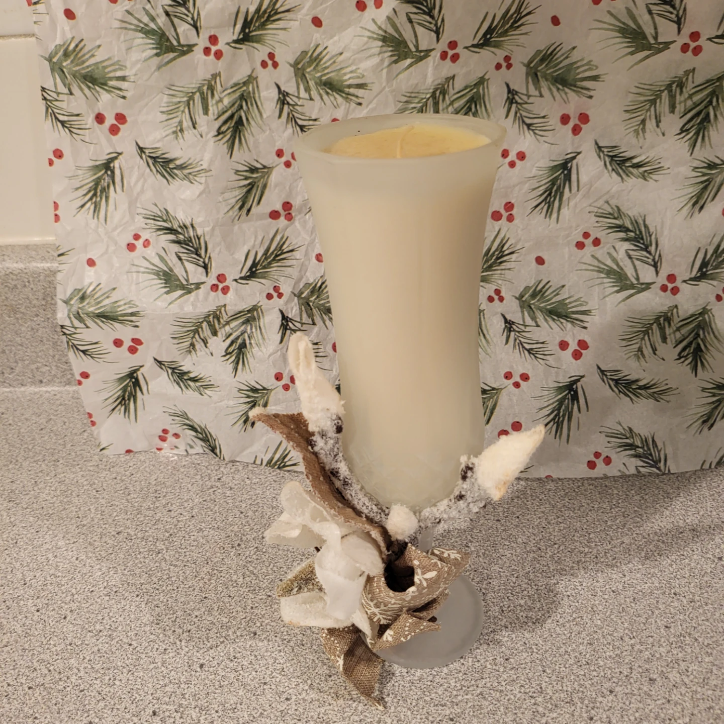 Decorated Vase Candle Holder